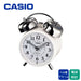 カシオ電波時計アナログベル付き置き時計アラーム機能